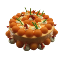 Orange Segment Mousse Cake