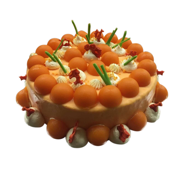 Orange Segment Mousse Cake
