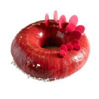 Raspberry Dark Chocolate Ring Gateau