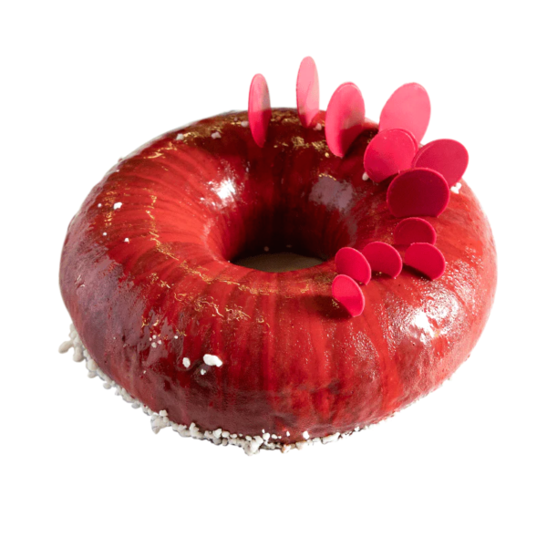 Raspberry Dark Chocolate Ring Gateau