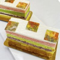 Ribbon Sponge cake