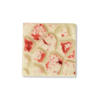 Vegan White Chocolate Bars with Raspberry