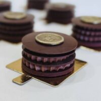 Double Chocolate and Caramel Mille Feuille